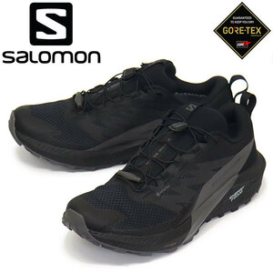 Salomon (サロモン) L47147200 SENSE RIDE 5 GORE-TEX トレイルランニングシューズ Black x Magnet x Black SL027 26.0cm