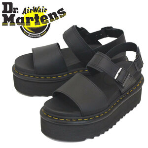 Dr.Martens (ドクターマーチン) WMS 26725001 VOSS QUAD レディース ストラップ レザーサンダル BLACK UK4-約23.0cm