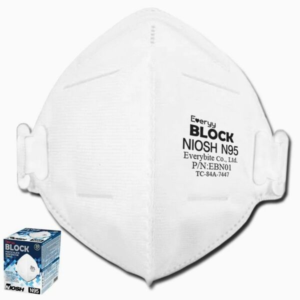 【未使用品】NIOSH認定 N95 マスク 15枚セット