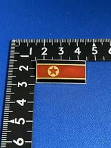 ♪♪北朝鮮バッチ　国旗　詳細不明　国旗型♪♪_画像3