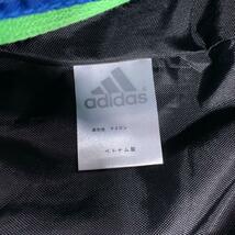 90s 00s adidas テック ショルダーバッグ y2k 青 黒 緑_画像8