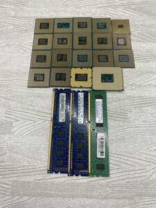 【同梱不可】ジャンク扱い動作品☆★CPU・メモリ☆SanMax・INTEL他☆Corei3・メモリ4GB他22個まとめ★☆KI-0220-6