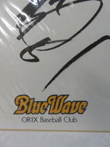 ■ORIX　Blue　Wave　オリックス　ブルーウェーブ　「イチロー　サイン色紙」　_画像4