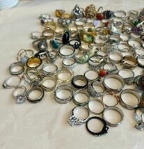 指輪 アクセサリーまとめ売り 約770g 色石、ラインストーン含む_画像2