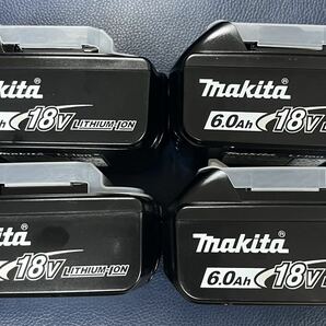 送料無料　未使用　makita マキタ 純正品 リチウムイオンバッテリー マキタ18V BL1860B 4個セット　雪マーク　残量表示　自己故障診断