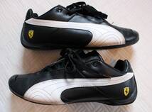 puma future cat black & white 26cm_画像1