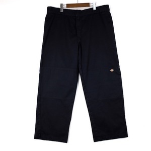 Dickies ディッキーズ ダブルニーワークパンツ メンズW40 ブラック 85283BK LOOSE FIT ビンテージ 大きいサイズ pt-1303