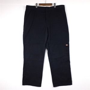 Dickies ディッキーズ ダブルニーワークパンツ メンズW44 ブラック 85283BK LOOSE FIT ビンテージ 大きいサイズ pt-1306