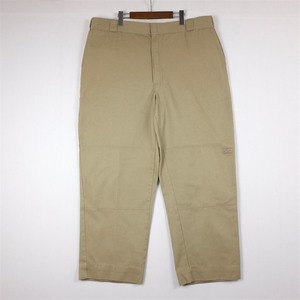 00's Dickies ディッキーズ ダブルニーワークパンツ メンズW42 カーキベージュ 85283 LOOSE FIT ビンテージ 大きいサイズ pt-1299