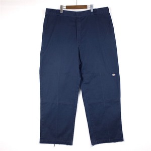 Dickies ディッキーズ ダブルニーワークパンツ メンズW44 ネイビー 85283DN LOOSE FIT ビンテージ 大きいサイズ pt-1302