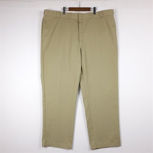 特大 Dickies ディッキーズ 874ワークパンツ メンズW48 カーキベージュ ORIGINAL FIT ビンテージ 大きいサイズ pt-1327