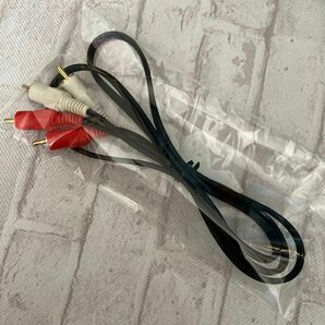 SONY 赤白　ofc cord ケーブル　2ピン-2ピン　金メッキ　オスオス