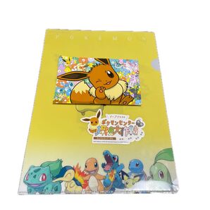 イーブイコレクション ステッカー ポストカード ピカチュウ クリアファイル 新品未使用 Pokemon