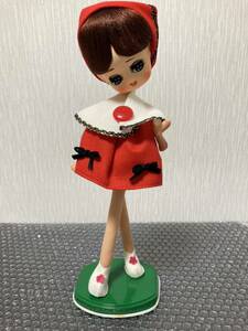  ribbon SUKIYO DOLLSskiyo doll Showa Retro sukiyo dolls secondhand goods present condition goods at that time doll 