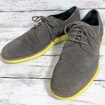 COLE HAAN コールハーン LUNARGRAND WINGTIP ルナグランド ウイングチップ C10226 グレー 10.5_画像1