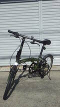 折りたたみ自転車 DAHON Suv D6 緑 現状車 ジャンク品_画像3