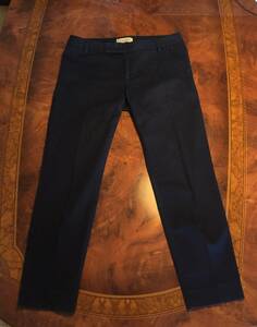 GAP Gap * женский брюки *Slim Cropped*165/70A #6 (L соответствует ) темно-синий * стоимость доставки 230 иен 