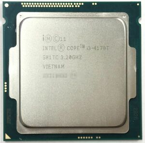 Intel CPU Core i3 4170T ×1枚 3.20GHz SR1TC 2コア ソケット FCLGA1150 デスクトップ用 BIOS起動確認済 即決【中古品】【送料無料】