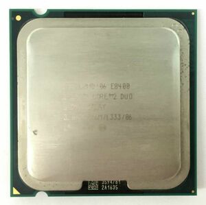 Core2 Duo E8400 ×1枚 Intel CPU 3.00GHz SLAPL 2コア ソケット LGA775 デスクトップ用 BIOS起動確認済【中古品】【送料無料】