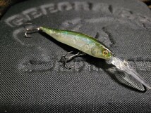 ★Megabass★X-75 +2 メガバス X-NANAHAN プラス2 GP CRYSTAL SHAD 美中古品 Length 75mm Weight 1/4oz Depth Max 3.2m SLOW FLOATING _画像9