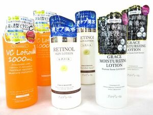 送料300円(税込)■zs930■化粧水 1000ml(VCローション・エイジングケア 等) 3種 6点【シンオク】