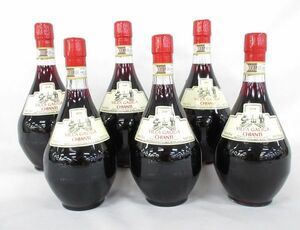 送料300円(税込)■dy075■赤ワイン F.LLI GRATI VILLA GALIGA CHIANTI 2018 750ml イタリア産　6本【シンオク】