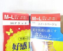 送料300円(税込)■zs843■レディース パンティストッキング サポートタイプ M-L 6種 10点【シンオク】_画像5