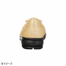 送料300円(税込)■zh335■ブランコワール 羊革 超軽量パンプス 23.5cm ネイビー 日本製 16830円相当【シンオク】_画像3