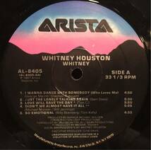 【US盤/SOUL/即決/LP】Whitney Houston Whitney / 試聴検品済_画像4