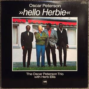 【JPN盤/レア(UPS-2106-P)/美盤(EX-)/LP】The Oscar Peterson Trio With Herb Ellis Hello Herbie / ライナー付 / 試聴検品済