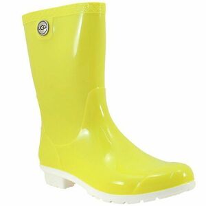 Z410 UGG アグ レイン ブーツ イエロー シエナ ラバーブーツ SIENNA Rubber Rain Boot カラーリング 雨の日 ロゴ パーツ ミドル