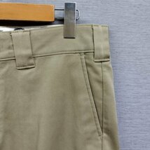 B168 Dickies ディッキーズ ストレッチ チノパンツ カジュアル アメカジ ストレート ポリエステル コットン メンズ ベージュ サイズ 32_画像2