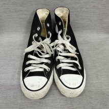 Z568 CONVERSE コンバース スニーカー 23.5cm ブラック ハイカット ネクスター110 HI NEXTAR キャンバス アンクルパッチ ベーシック_画像2