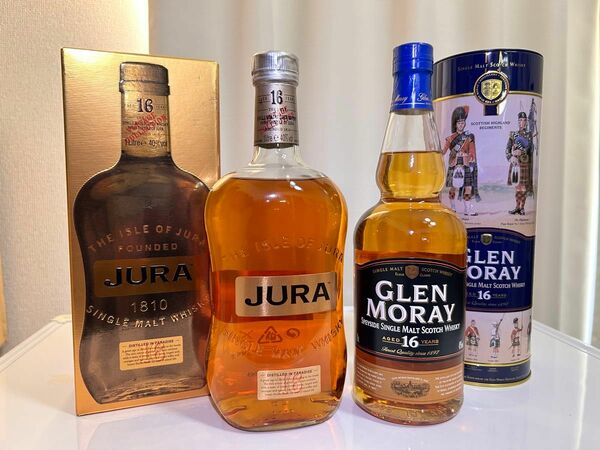 16年物飲み比べ: アイル　オブ　ジュラ16年+グレンマレイ16年　