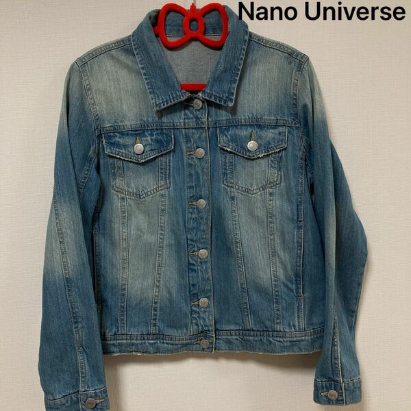 Nano Universeレディースデニムジャケット　シャツ 上着アウター長袖