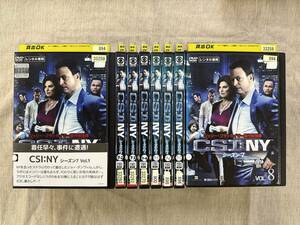 CYT16472 レンタル版 CSI:NY シーズン7 全8巻 吹替あり ※ジャケ色褪せ 海外TVドラマ ゲーリー・シニーズ他