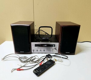 KENWOOD 2017年製 LS-K901-M A-K805 コンポセット 音響機材 通電確認のみ ジャンク 