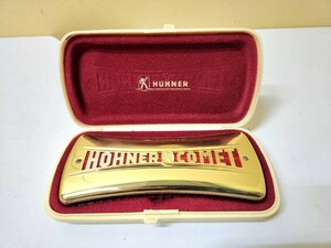HOHNER COMET ホーナー コメット ハーモニカ ドイツ製 ケース付き ゴールド 