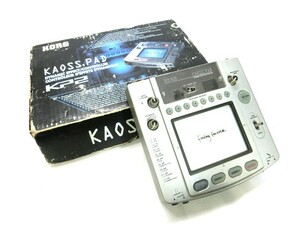 1000円スタート DJエフェクター KORG KAOSS PAD KP2 DYNAMIC EFFECT/CONTROLLER アダプター欠品 箱付き 通電動作未確認 コルグ WHO CCC17