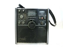 1000円スタート ラジオ SONY ICF-5800 FM/AM 5BAND RECEIVER 通電動作未確認 電池室に青さびあり ソニー スカイセンサー 家電 12 CCC65_画像2