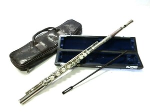 1000円スタート フルート The Muramatsu Flute A9570 音出し確認済み ムラマツ 管楽器 音楽 演奏 ケース/クリーナー棒/バッグ付 TSI DDD67