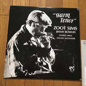 ★PABLO ズート・シムズ＋ジミー・ロウルズ・トリオ／ウォーム・テナー ZOOT SIMS＋JIMMY ROWLES TRIOの画像1