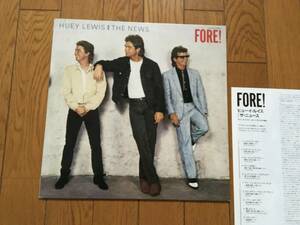 ★ヒューイ・ルイス・アンド・ザ・ニュースの4作目にして名盤！HUEY LEWIS&THE NEWS／FORE!　※「パワー・オブ・ラヴ」も収録