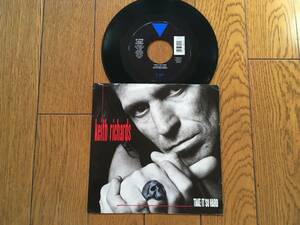 ★EP キース・リチャーズ KEITH RICHARDS ローリング・ストーンズ ROLLING STONES ※1988年の貴重アナログ盤 ※7inch シングル 7インチ