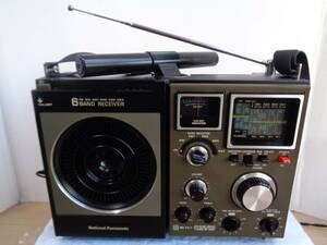 National ナショナル　RF-1180 クーガー118　SW1～SW4/MW/FM 6バンドラジオ　美品作動整備品