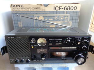 SONY ソニー　元箱付き　ICF-6800　FM/MW/SW 31 BAND ラジオ ICF-6800 美品整備作動品