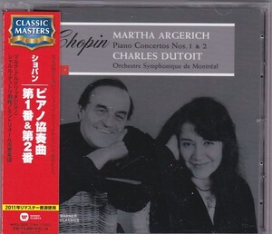 ★CD WC ショパン ピアノ協奏曲 第1番.第2番 *マルタ・アルゲリッチ(Martha Argerich).シャルル・デュトワ(Charles Dutoit)