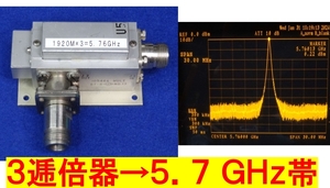 ★マイクロ波★６GH帯★バラクタ３逓倍器★５．７GHｚ★回路図★NEC