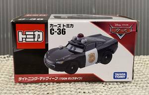 カーズトミカ　ライトニング・マックィーン　TOON ポリスタイプ　C-36 ミニカー　タカラトミー