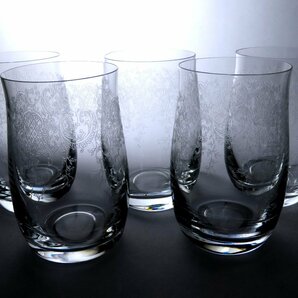 ■ボヘミアグラス  タンブラー５ＰＣＳセット  クリスタルグラス  新品   〈同梱対象商品〉#701の画像1